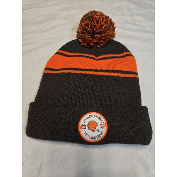 Idegy Other - Cleveland Browns SGA Winter Hat Sponsored By CC Mortgage NFL Football Beanie Cap